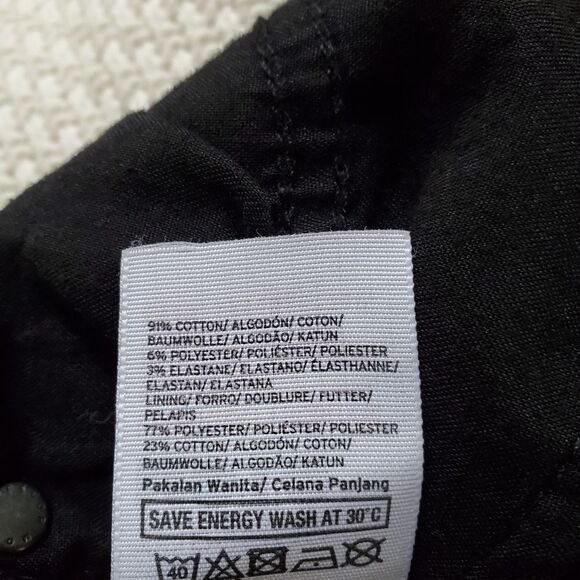 Topshop Moto Jamie High Waisted Skinny Jeans - size 25 in Black - Picture 13 of 14